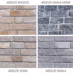 Set di mobili da giardino mediterranei (tavolo: 130x80x71cm, panca: 140x55x86cm, 620 kg/set, pietra naturale, mattone)