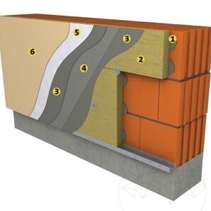 Adesivo flessibile per sistemi di isolamento termico - Weber P50