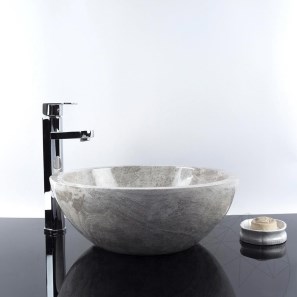 Lavello Matia in marmo Tundra Grey RS-5, 42 x 15 cm