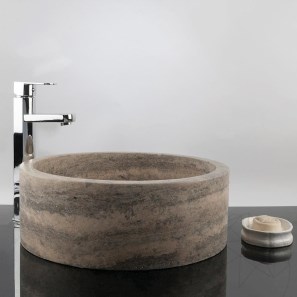 Lavello in travertino Matia Silver RS-22