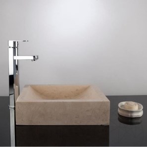Lavello Arco in travertino SS-2, 40 x 30 x 10 cm