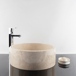 Lavello in marmo Matia Beige chiaro RS-22