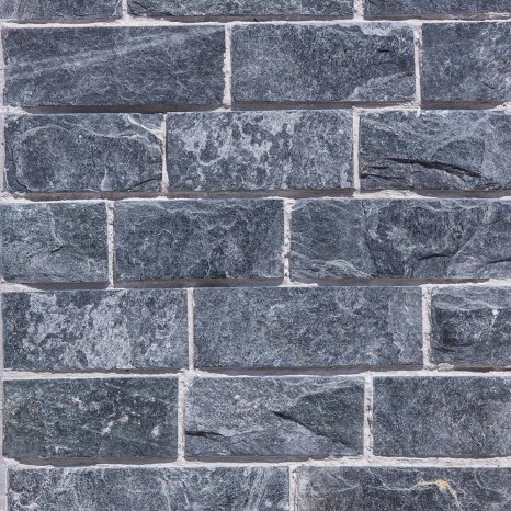 Forno Gradina Mediteraneo (Carbone/Legno, 170 x 120 x 145 cm, pietra naturale Verde Laguna, mattone)