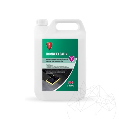 LTP Profesional Ironwax Satin, sigillante acrilico auto-lucido che forma una pellicola (solo per interni), 5 L