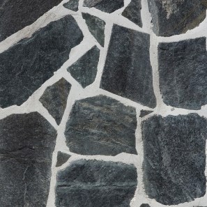 Tavolo da barbecue tradizionale (115x120x60 cm, 450 kg, pietra naturale Lagoon Green, mattone)