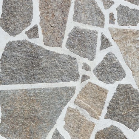 Set di mobili da giardino tradizionali - Tavolo + lavello per barbecue (135x120x60 cm, 450 kg, pietra poligonale Homa, mattone)