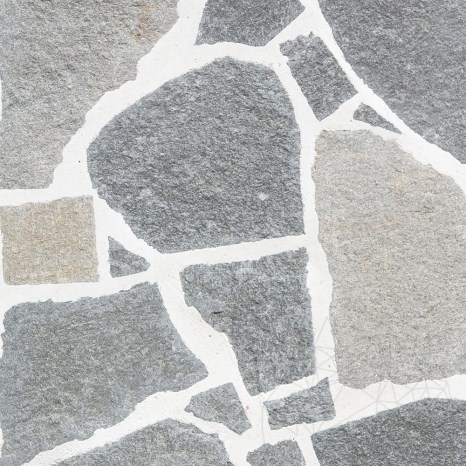 Corno da forno tradizionale da giardino - 15 cm (30 x 30 cm, pietra poligonale Kavala, cemento armato, 15 kg)