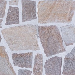 Barbecue tradizionale grande da giardino con ripiano (Carbone/Legno, 153x75x210 cm, pietra naturale Rhodos, mattone)