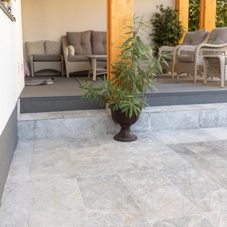 Marmo Grigio Tundra levigato, 61 x 30.5 x 1.5 cm