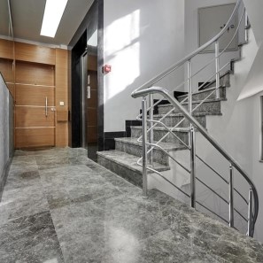 Marmo Grigio Tundra Lucido, 61 x 61 x 1.2 cm