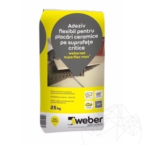 Adesivo professionale - Weber Set Superflex Max2, 25 kg