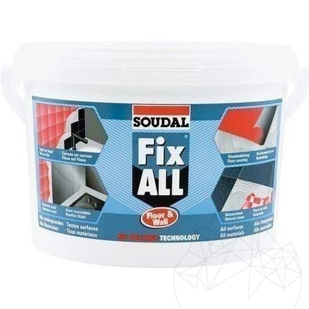 Adesivo flessibile per ardesia - Soudal FIX ALL, 4 kg