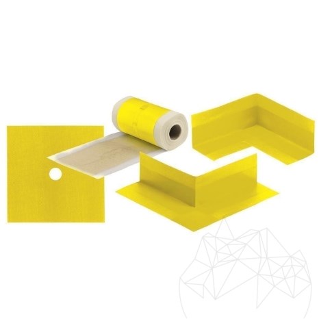 Set di strisce per sistemi impermeabilizzanti WeberTec 828 DB 75 (50 ml/rotolo)