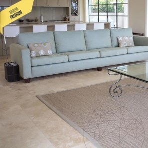 Classic PREMIUM Travertino lucido a taglio incrociato 122 x 61 x 1,2 cm