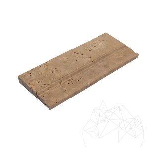 Baguette M10 Travertino Notte, 12,5 x 30,5 x 2 cm