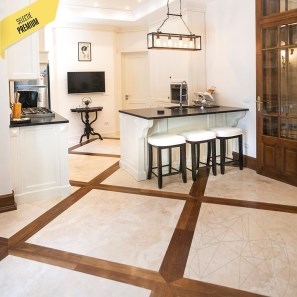Travertino Classic Cross Cut Mat PREMIUM, 61 x 61 x 1,2 cm