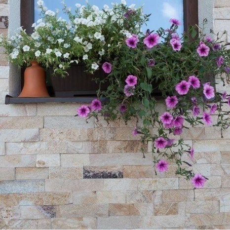Ardesia Rhodos Natur, 5 cm x LL | Pietra decorativa - Piastrelle verticali, Outdoor-Indoor