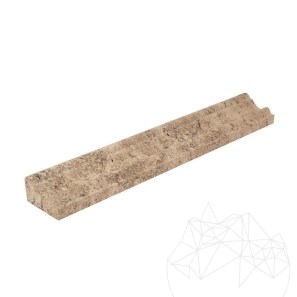 M17 Bacchetta per latte in travertino, 4.8 x 30.5 cm