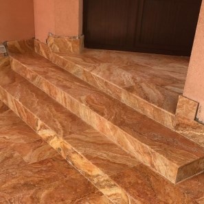 Travertino Peach Cross Cut Mat, 61 x 30,5 x 1,2 cm