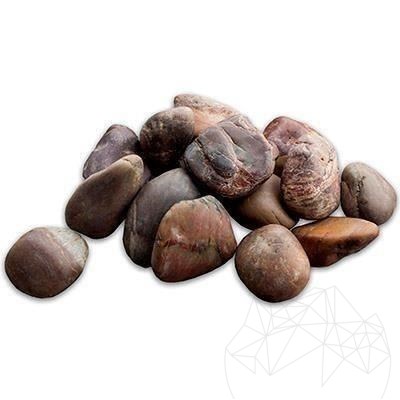 Ciottoli marrone lucido Sacco, 20 kg