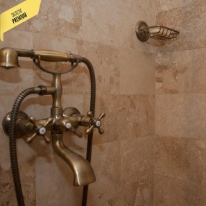 Travertino Classic PREMIUM Cross Cut Polisat, 40,6 x 20,3 x 1,2 cm