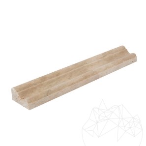 M17 Bacchetta Travertino Classic, 2,5 x 5 x 30,5 cm