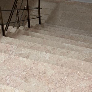 Gradino in marmo Rosalina Periata, 120 x 33 x 3 cm
