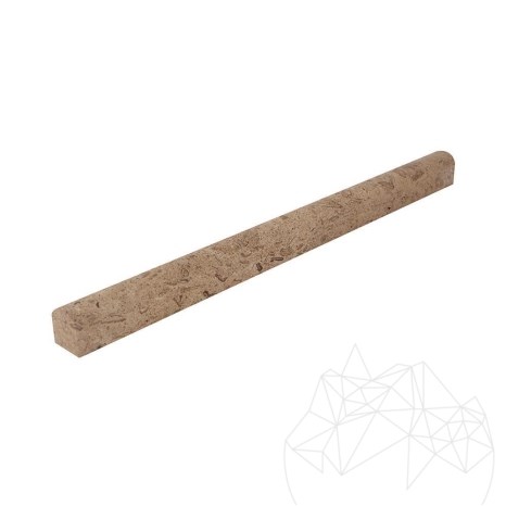 M2 Bacchetta in travertino Latte, 2 x 2 x 30.5 cm