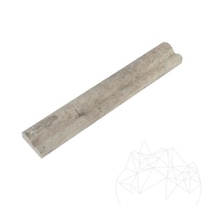 Bacchetta M4 Travertino Argento, 2 x 5 x 30,5 cm