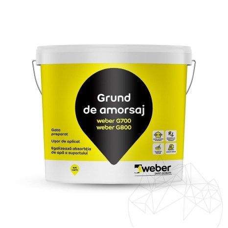 Grund de amorsaj Weber G700 BI1 (alb) - 20kg