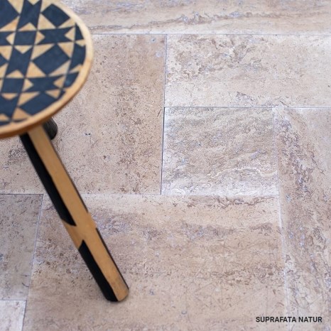 Travertino Latte PREMIUM French Pattern Set Periat, 1,2 cm
