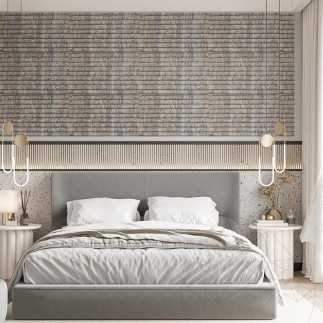 Travertino Silver Riflat, 120 x 60 x 2 cm
