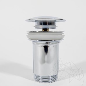 Ventola per lavabo Alca Plast click/clack (ottone cromato, 5/4", senza prelavaggio, spina grande)