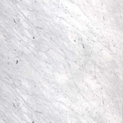 Lastra di Marmo Carrara White Stud P Design 2CM