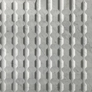 Lastra di Marmo Carrara White Stud M Design 2CM