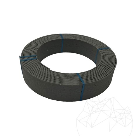 Bordo Eco Edge per paesaggistica, grigio (H -14 cm, 25 ml/rotolo)