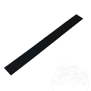 Elemento di bordo orizzontale, fisso, nero, H -14 cm, 1,2 ml/pezzo