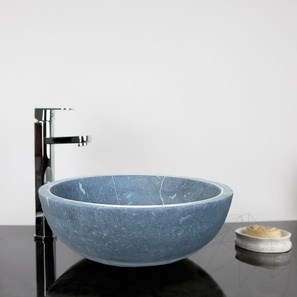 Lavandino per bagno Matia Marmo Nero RS-5 42 x 15 cm