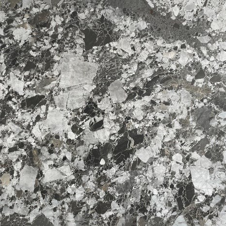 Lastra di Marmo Breccia Nero Idro 2 cm