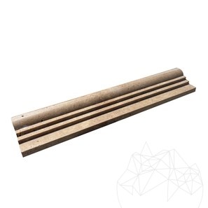 Noce Travertino M7 Modanatura 2.5 x 6 x 30.5 cm