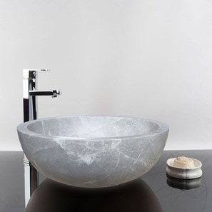 Lavandino per bagno - Marmo Crema di Bergamo RS-5, 42 x 15 cm