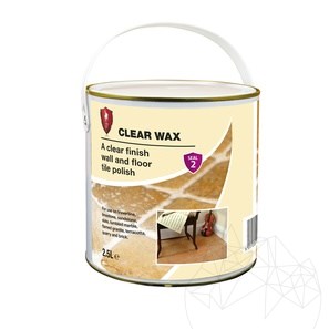 LTP Profesional Clear Wax, cera per la lucidatura di superfici in pietra naturale, mattoni e terracotta, 2,5 L