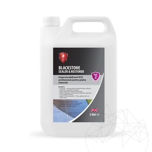 LTP Profesional BLACKSTONE, impermeabilizzante ecologico per il restauro di rivestimenti esterni, per pietra naturale, 5 L