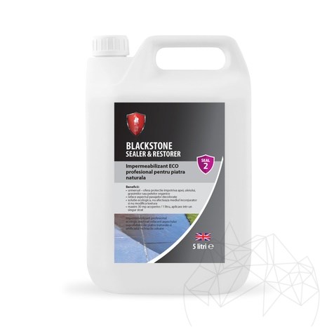 LTP Profesional BLACKSTONE, impermeabilizzante ecologico per il restauro di rivestimenti esterni, per pietra naturale, 5 L