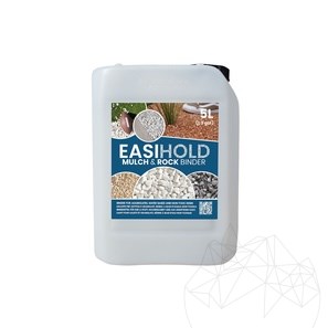 Easihold – legante per ghiaia e corteccia, resina a base d’acqua non tossica, 5 L