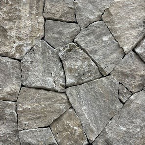 Rivestimento esterno in Travertino Rock Face Silver a lastre irregolari